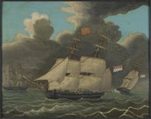 1823 Brikschip Activo, kapitein Hermann Gerhard Bergfeld [Bergveld]. 